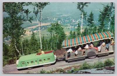 Vintage Mount Agassiz Magic Mountain Express Postcard Bethlehem NH