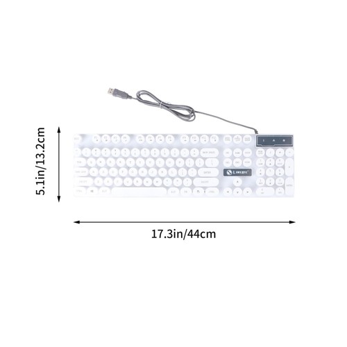 1 Set Computer Keyboard Mausspiele Ergonomische wasserdichte Tastaturmaus - 第 8/12 張圖片