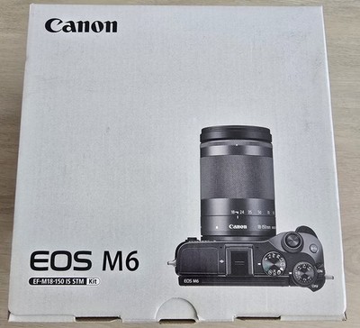  NEW Canon EOS M6 Mirrorless Digital Camera Body Only - Silver/Black - NO LENS
