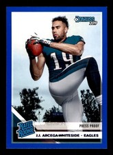 2019 Donruss #323 J.J. Arcega-Whiteside Press Proof Blue