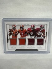 2018 National Treasures Collegiate #TQ-DMBO Quad Patch Watson/Williams/BO/OJ