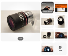 Vixen LV 20mm 50  Telescope Eyepiece Long Eye Relief 20mm Fully 34219