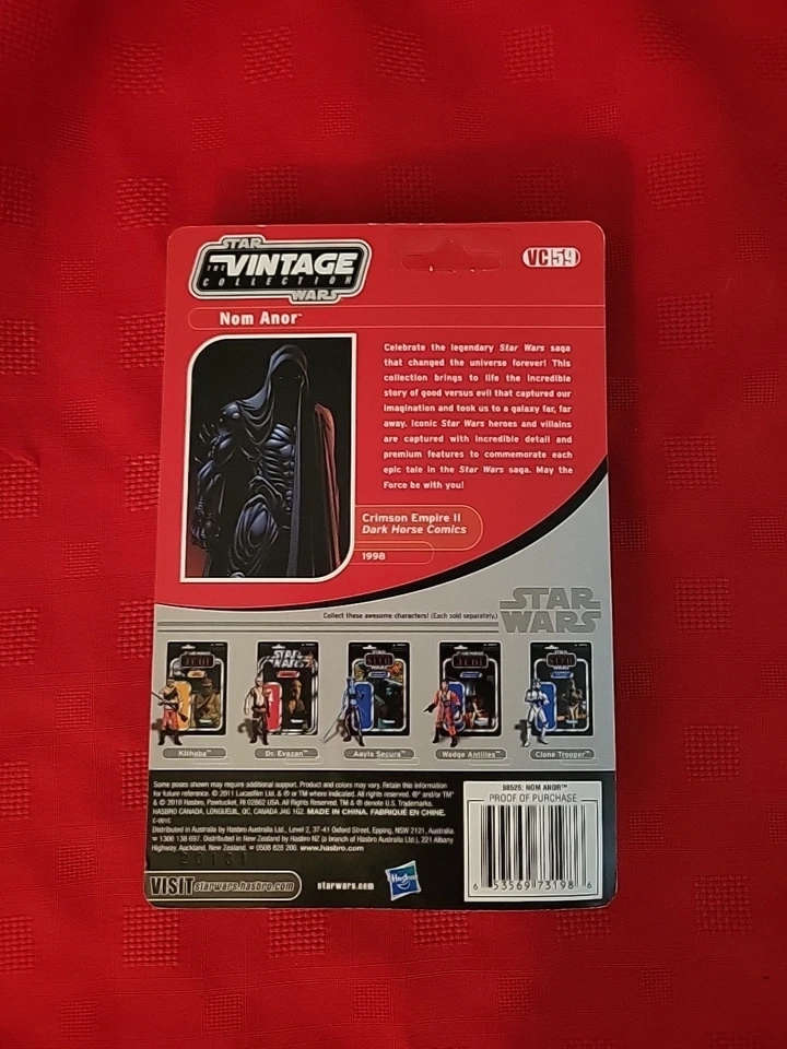 Star Wars The Vintage Collection Nom Anor VC59 Universo Expandido Sin Perforar Foto 2 de 2