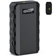 Portable Power Bank 24000mAh with AC Outlet & 65W Laptop Charger - Travel Ready!