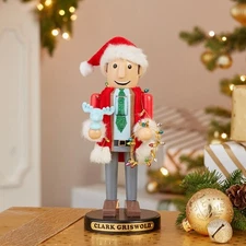 Nat. Lampoon Christmas Vacation Kurt Adler 10Inch Clark Griswold Red Nutcracker