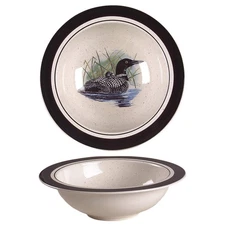Folkcraft Loon Lake Round Vegetable Bowl 5938265