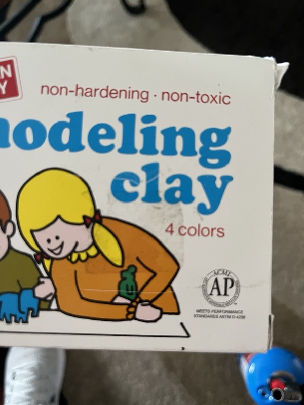 Klean  Clay, Non-Hardening Nontoxic, Modeling Clay Four Colors