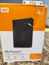 Western Digital WD 4 TB My Passport Portable External HDD *NEW*