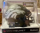 JERRY JEUDY AUTO AUTOGRAPH FOOTBALL MINI HELMET Salute To Service Broncos