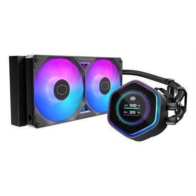 Cooler Master MasterLiquid Atmos II 240 LCD Schwarz Prozessor Flüssigkeitskühlung Kit 1