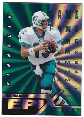 1997 Pinnacle Certified Epix Game Green Dan Marino #E17