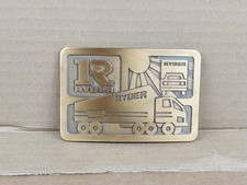 Ryder Vintage Belt Buckle Trucking Collectible