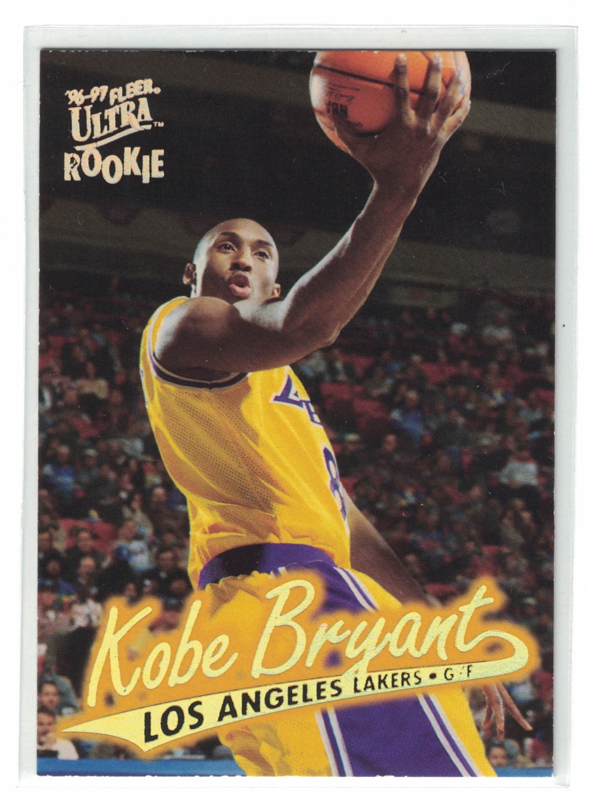1996-97 Fleer Ultra - Kobe Bryant RARE Rookie Card RC #G-52 Gold Medallion 