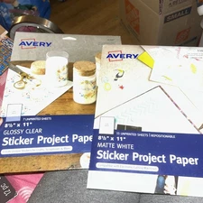 Avery Sticker Project Paper Bundle