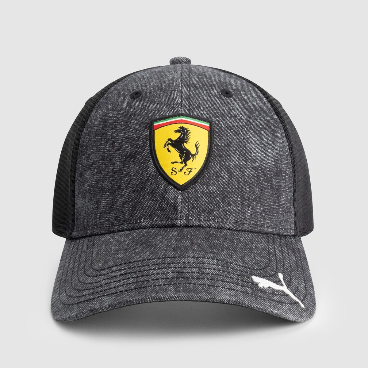 2025 Scuderia Ferrari Trucker Cap Black | eBay