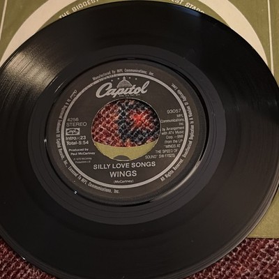 WINGS Silly Love Songs / Cook Of The House VG 45 rom
