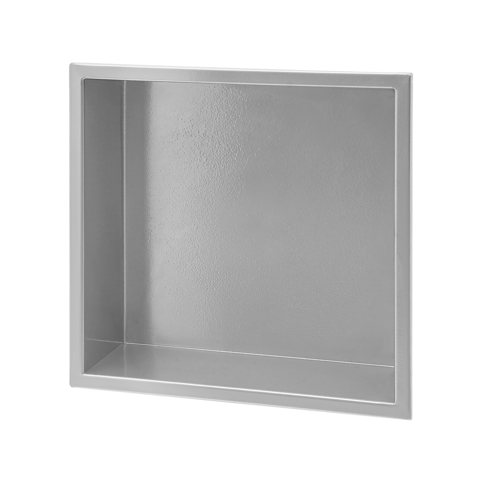 Silver Grey 201 Stainless Steel Preformed Recessed Shower Niche Shelf Waterproof