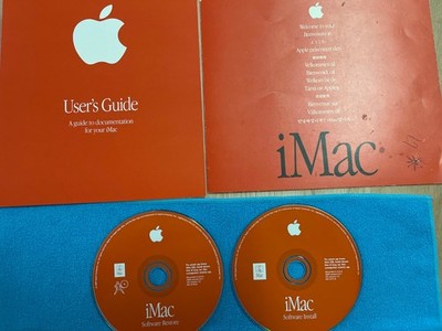 1999 iMac G3 Mac OS 8.6 Restore CD v 1.1 + Original User Manuals
