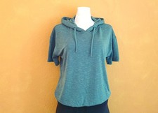 NEU T-Shirt oversize Tunika Kapuze mint grün...