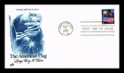 US COVER FLAG AND FIREWORKS FIRST DAY ISSUE ARTCRAFT CACHET