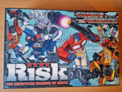Transformers Risiko Brettspiel The Decepticon Invasion of Earth KOMPLETT MIT HANDBUCH