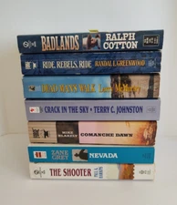 Assorted Westerns Pioneer Life West Frontier Outlaws Novels Mixed Authors Lot/7