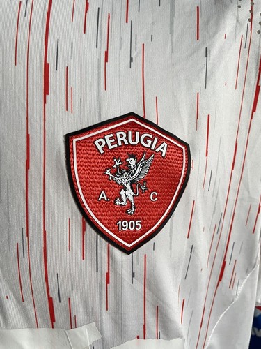 A.C. Jersey PERUGIA Football MATCH WORN Frankie Garage 2022 2023 No.2 Spring - Picture 5 of 17