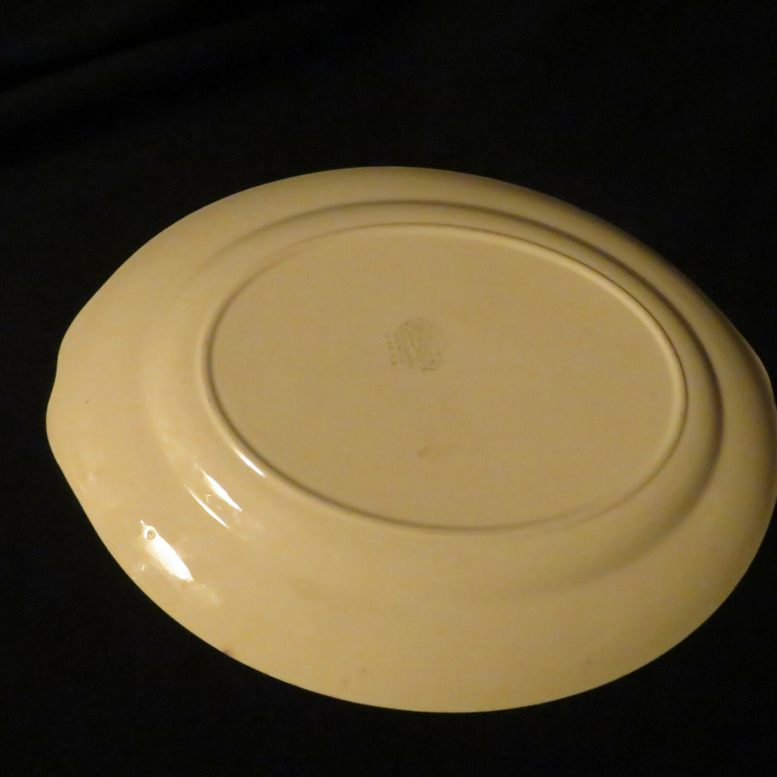 Homer Laughlin Eggshell Georgian Platter In A Black-eyed Susan Pattern
