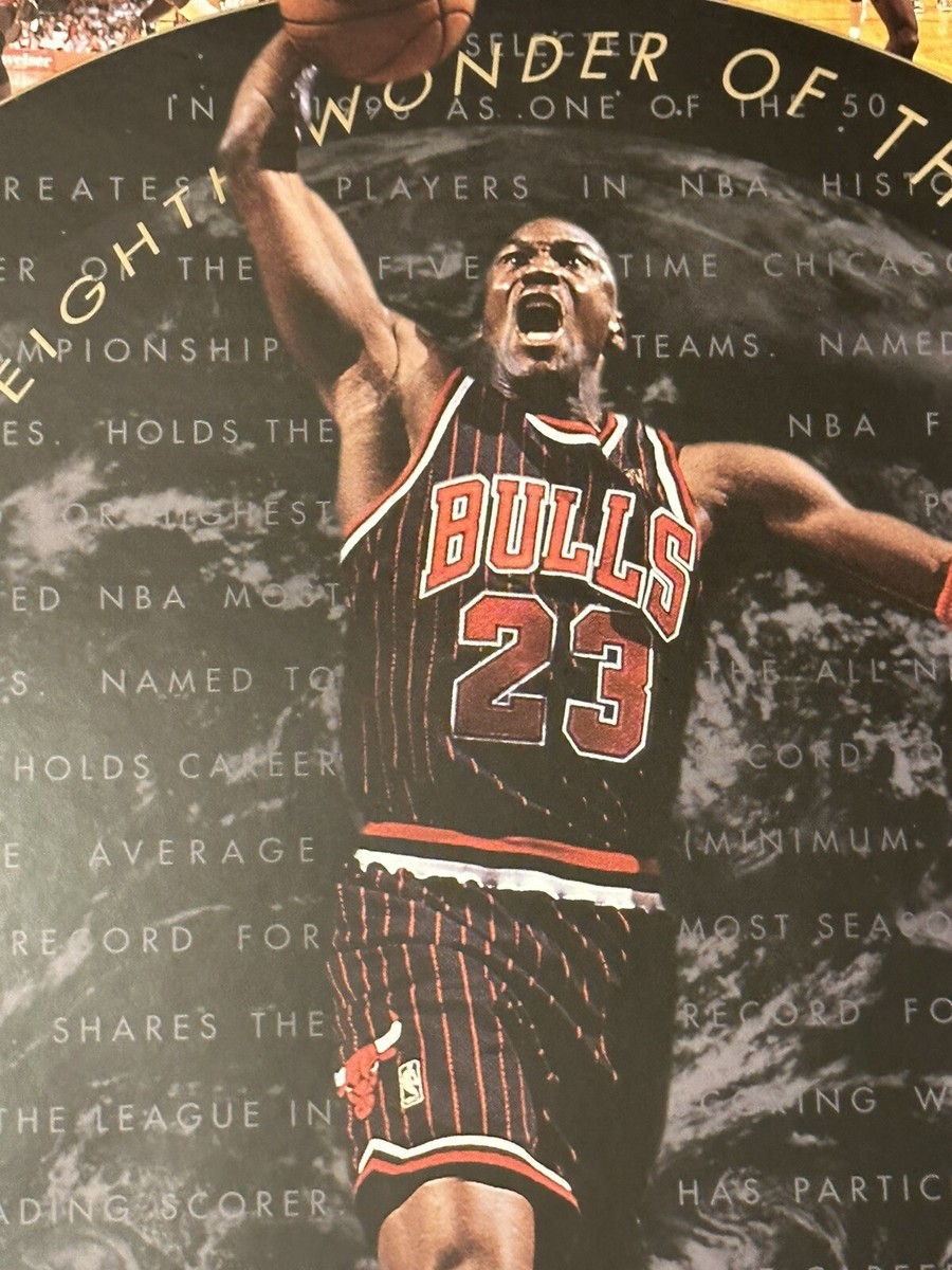 NOS Michael Jordan 1997 Costacos Brothers Poster Eighth Wonder of