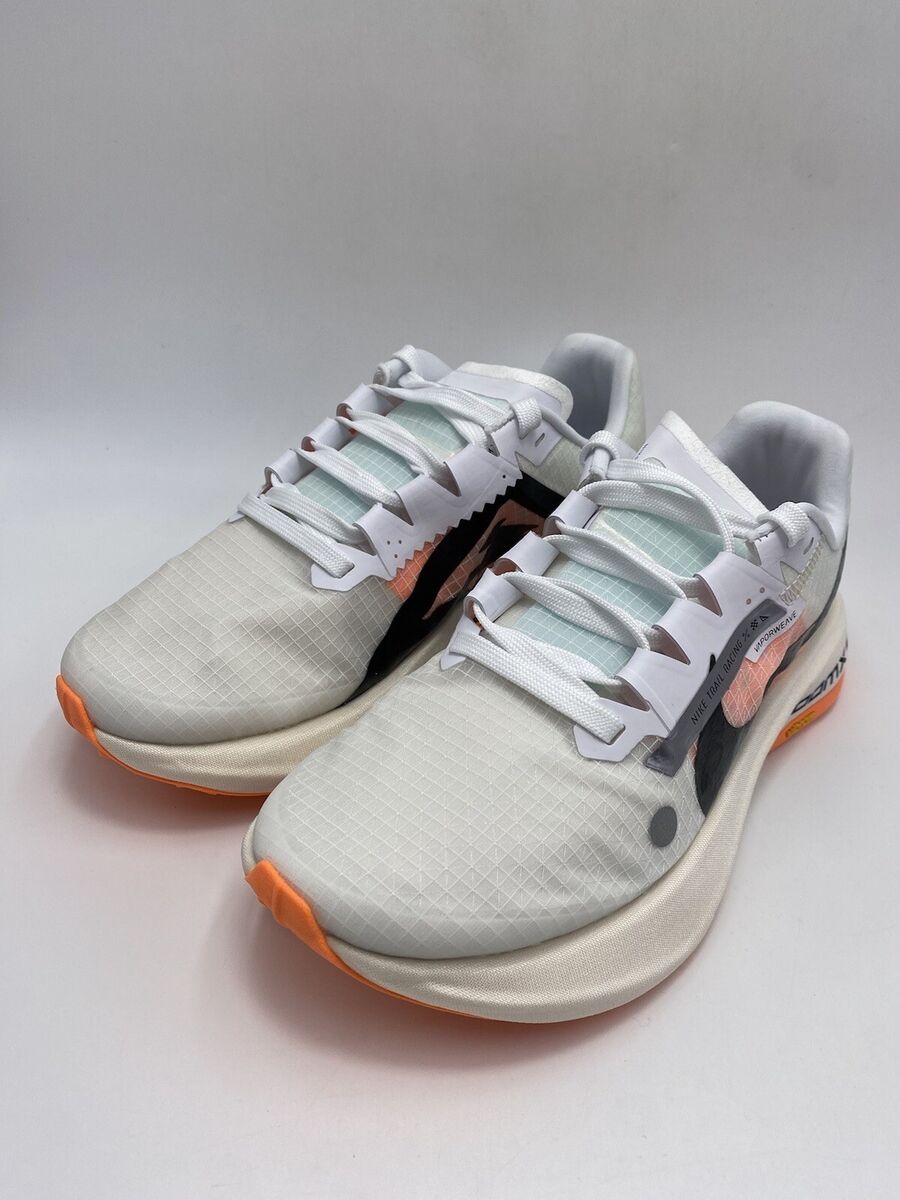 Nike Wmns ZoomX Ultrafly Trail White Black Orange Shoes Nike Wmns ZoomX Ultrafly Trail White Black Orange Shoes