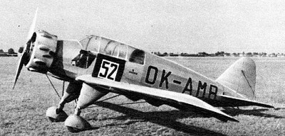 A-200 Aero Vodochody Sports A200 Airplane Wood Model Replica Small Free Shipping