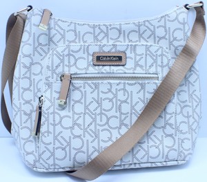 white calvin klein crossbody bag