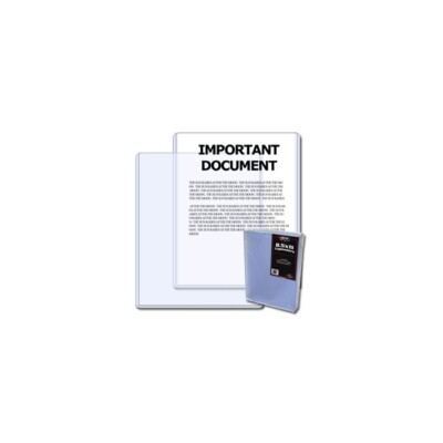 Photo Protector (10) 8 1/2 x 11 Photo Protectors Rigid Toploaders Protect Photos from ...