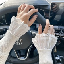 Women's Lace cuff Detachable False sleeve cuff pullover sweater C01