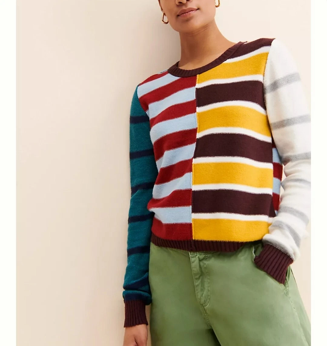 Anthropologie festive deals striped jumper