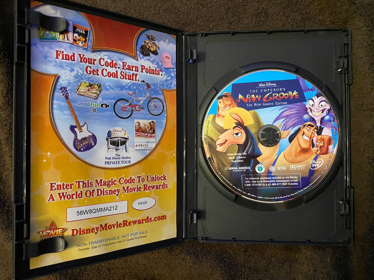 The Emperor's New Groove DVD - Walt Disney - Bilingual | eBay