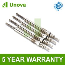 Unova 4x Diesel Heater Glow Plugs For Mini Clubman Countryman Paceman Cooper D S