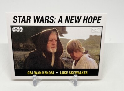 2024 Topps Throwback Thursday Star Wars Obi-Wan Kenobi / Luke Skywalker #77