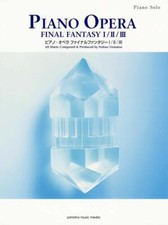 Piano Solo PIANO OPERA FINAL FANTASY I / II / III Sheet Music Japan Book