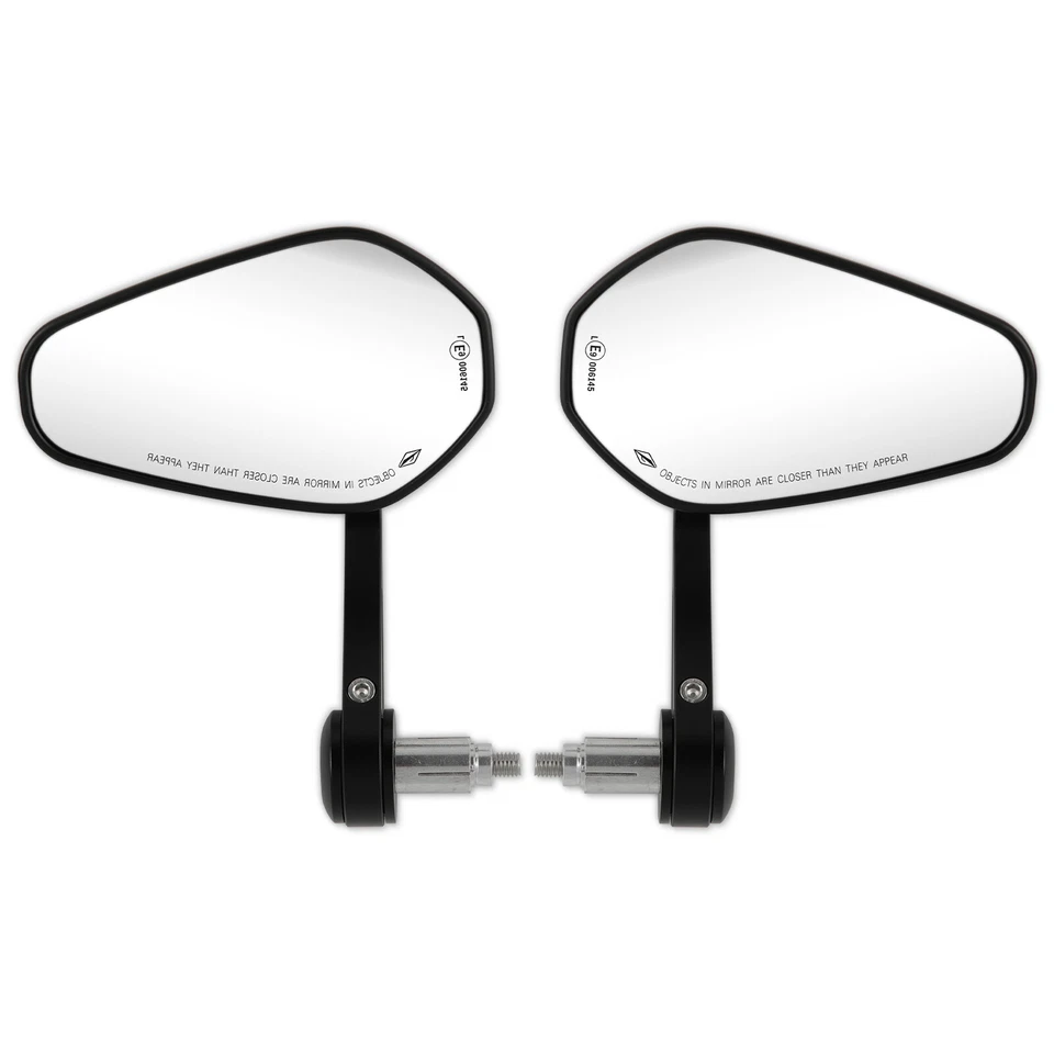 Espejos retrovisores de extremo de manillar para motocicleta 7/8" 22 mm para Hyosung Aquila GV125 250 300 650 Foto 3 de 4