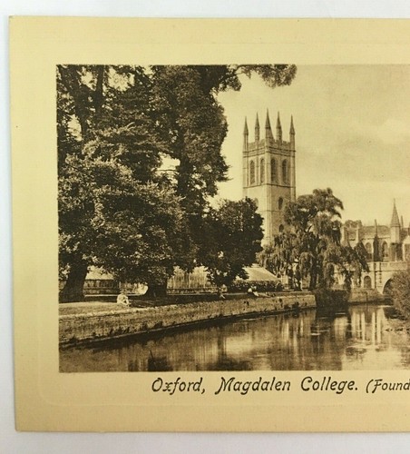 Frith's Series Post Card Oxford Magdalen College No. 26823 Vintage old Very Good - Picture 9 of 12