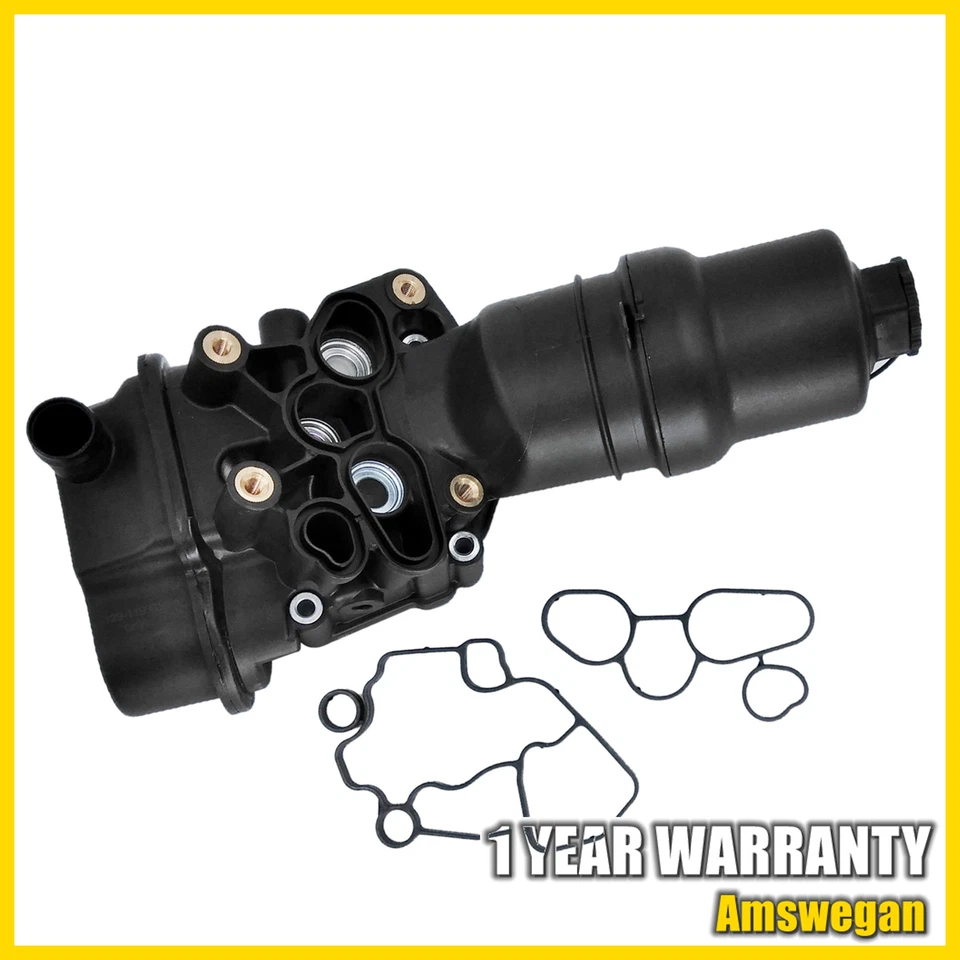 Conjunto de carcasa de filtro de aceite para Audi A3 A4 TT 2005-2013 Volkswagen Eos Golf GTI Foto 3 de 4