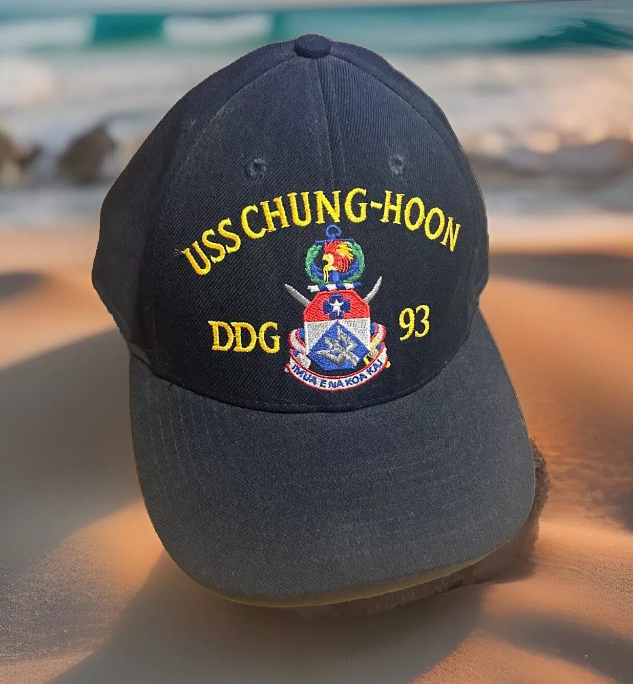 USS CHUNG-HOON DDG 93 The Corps US Navy Baseball Cap Hat One Size