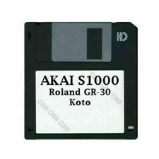 Akai S1000 Floppy Disk Roland GR-30 Koto