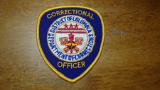 DISTRICT OF COLUMBIA  prison  collectible  OBSOLETE shoulder  PATCH  BX 2#6