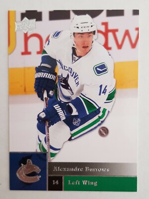 Alexandre Burrows #417 Vancouver Canucks Upper Deck 2010