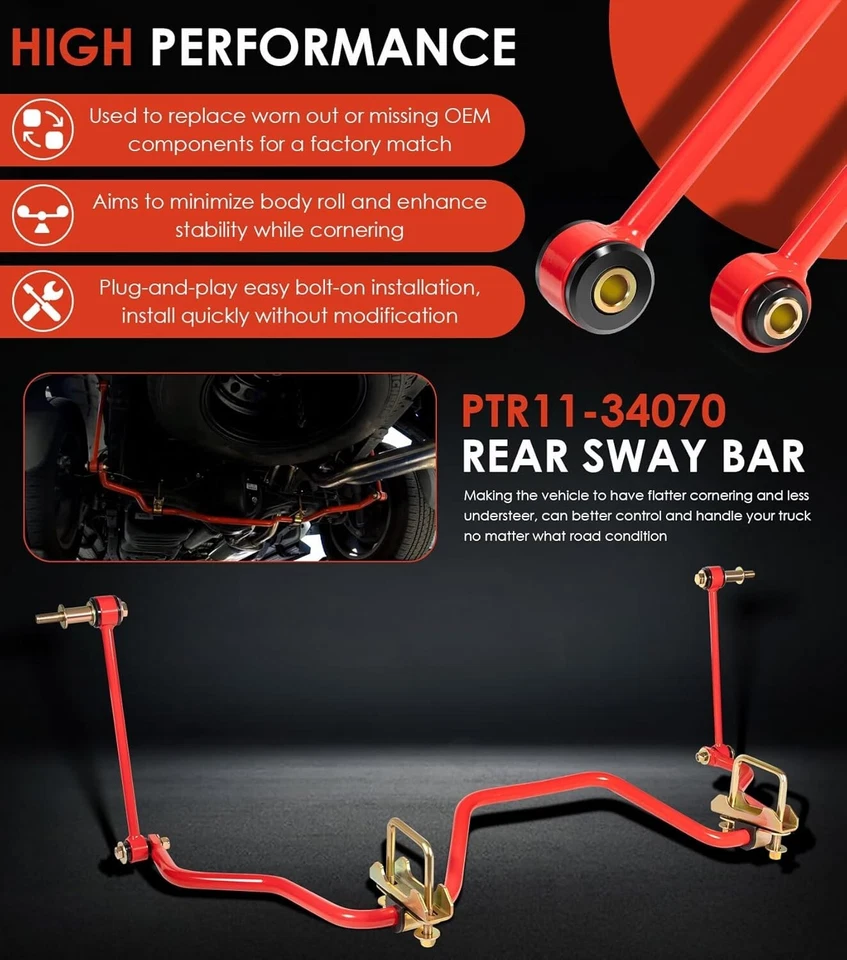 Комплект звеньев задней стабилизатора подвески PTR11-34070 для Toyota Tundra TRD 2007-2021 - Изображение 4 из 4