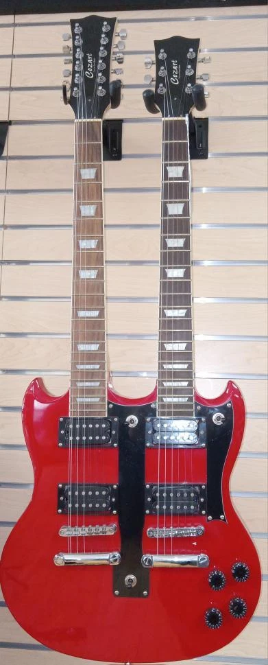 Cozart Double Neck Cherry Electric Guitar RO1047209 eBay