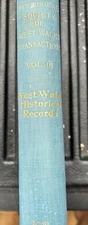 Historical Society Of West Wales Transactions Volume III 1912-13 Francis Green