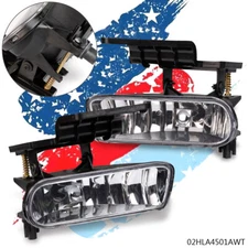 Pair Fog Lights Driving Lamp Left+Right Fit For 99-02  Chevy Suburban Tahoe New